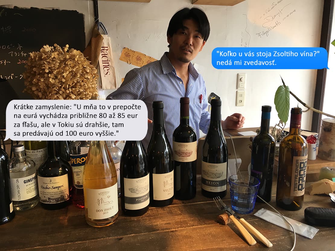 Milujem vína Strekov 1075 a už som na ne naučil aj ľudí v Kamakura